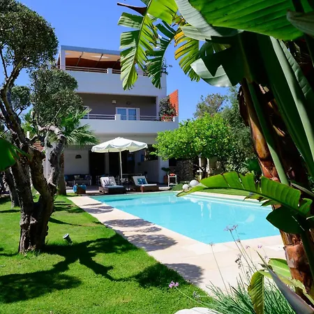 Elia Seaside Villa, Amazing 2-story Eco Pool House! Киссамос