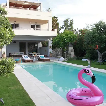 Elia Seaside Villa, Amazing 2-story Eco Pool House! Вилла Киссамос